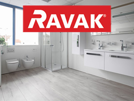 Nová expozice RAVAK na vzorkové prodejně TRIKER